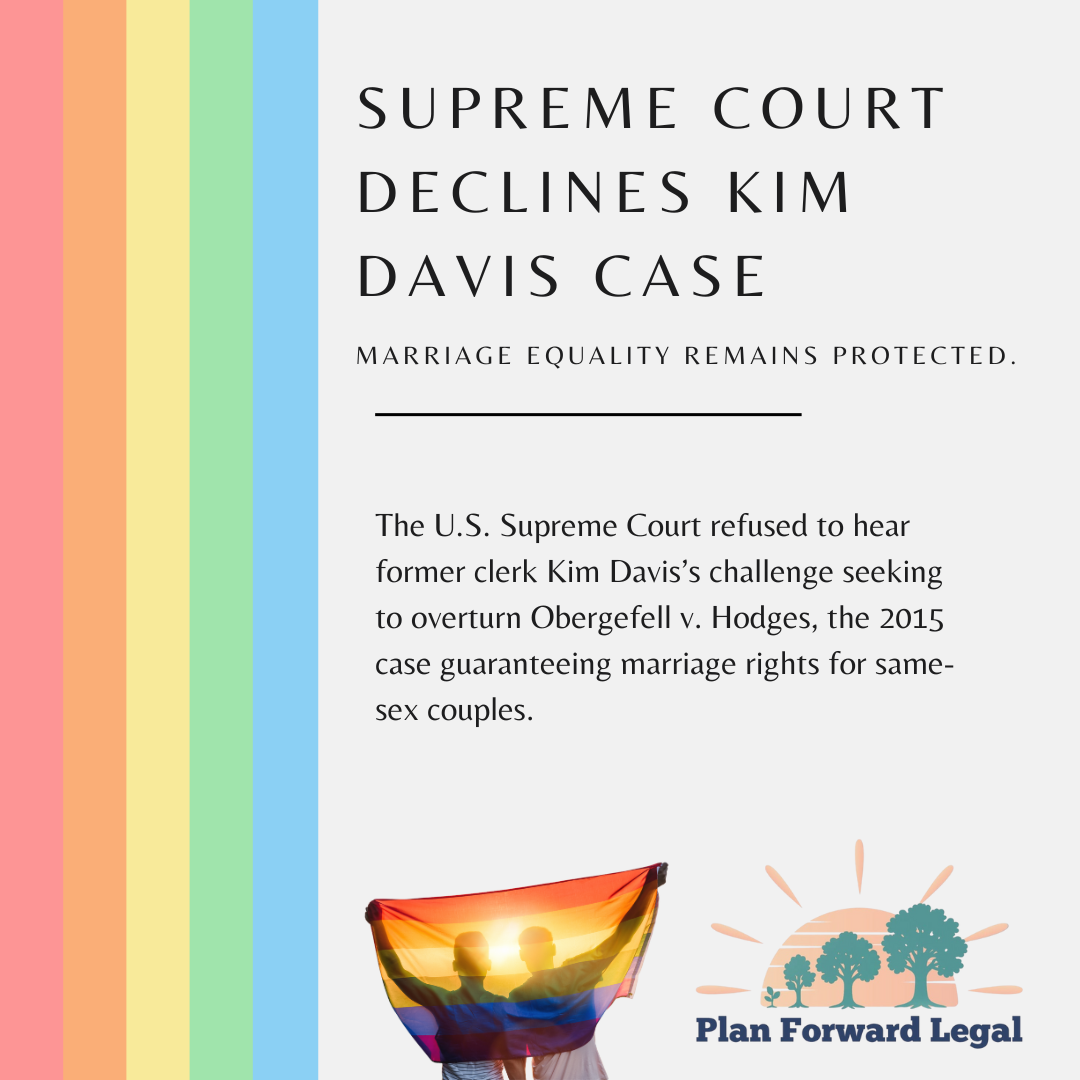 Supreme Court Rejects Attempt To Overturn Same Sex Marriage Ruling | What This Means For Your Family