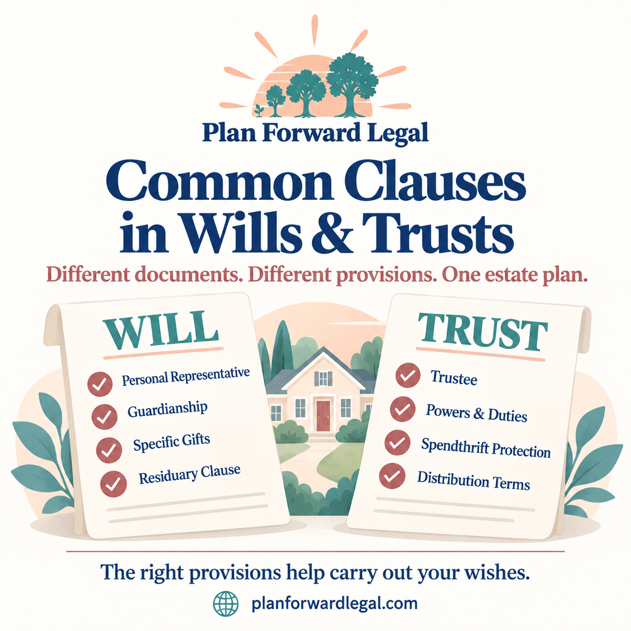 Common Clauses Found In Wills and Trusts
